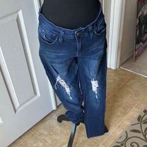 Distressed Blue Women's Jeans